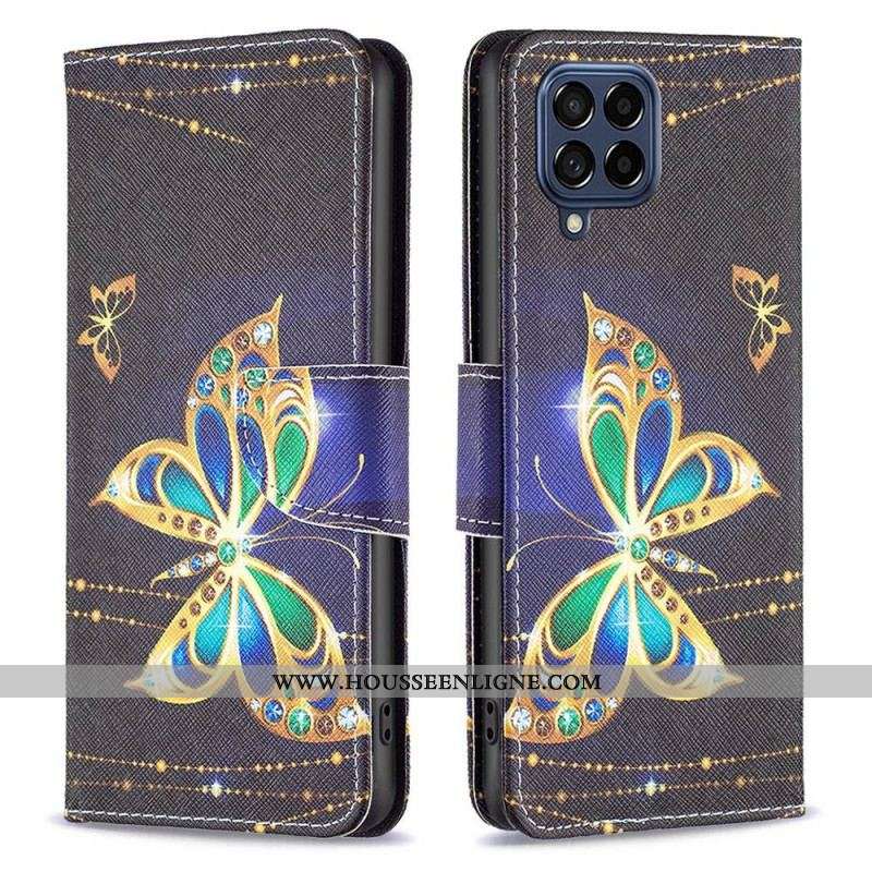 Housse Samsung Galaxy M53 5G Papillon Royal