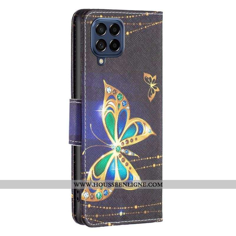 Housse Samsung Galaxy M53 5G Papillon Royal