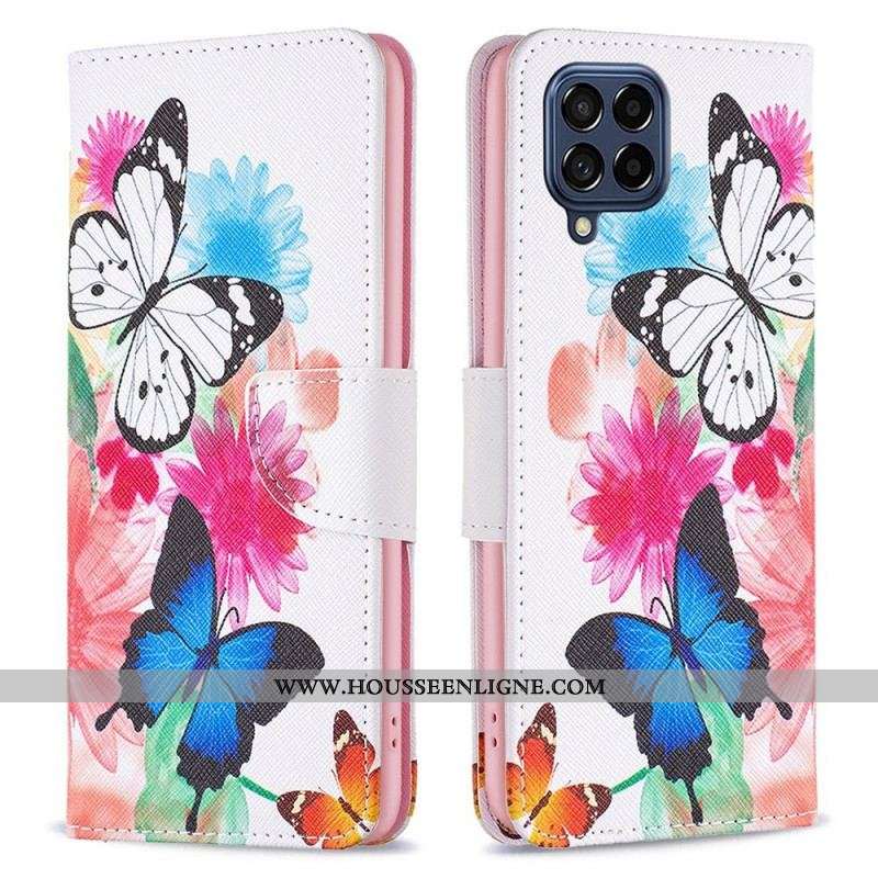 Housse Samsung Galaxy M53 5G Papillons Papillons