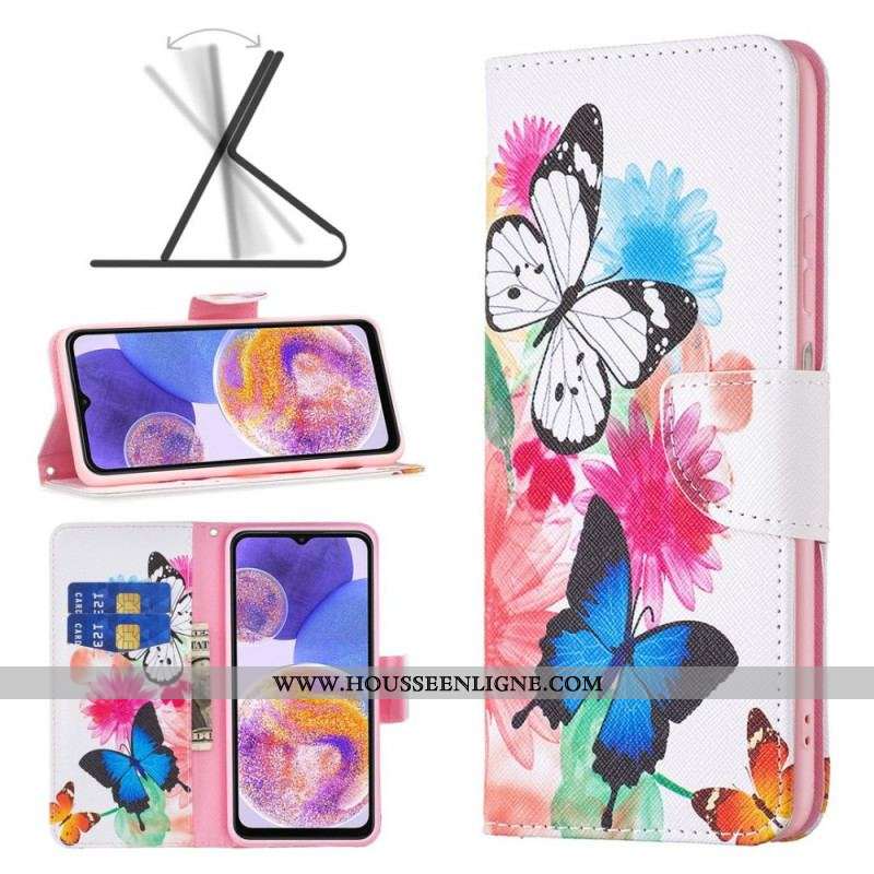 Housse Samsung Galaxy M53 5G Papillons Papillons