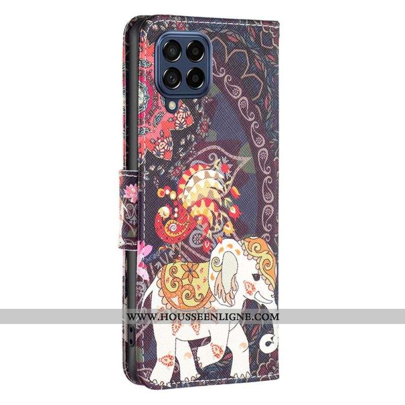 Housse Samsung Galaxy M53 5G Éléphant Indien