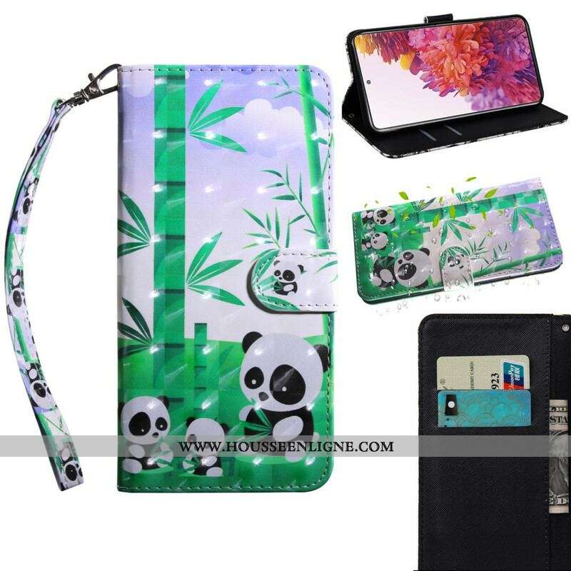 Housse Samsung Galaxy S20 FE Famille Pandas