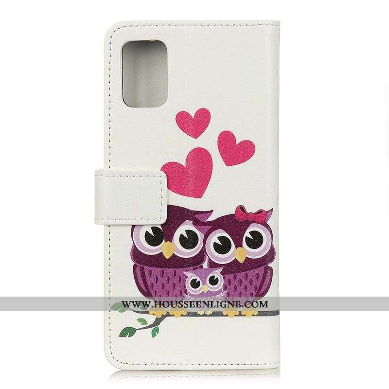 Housse Samsung Galaxy S20 FE Famille de Hiboux