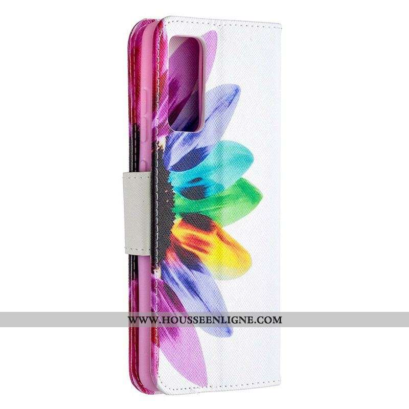 Housse Samsung Galaxy S20 FE Fleur Aquarelle