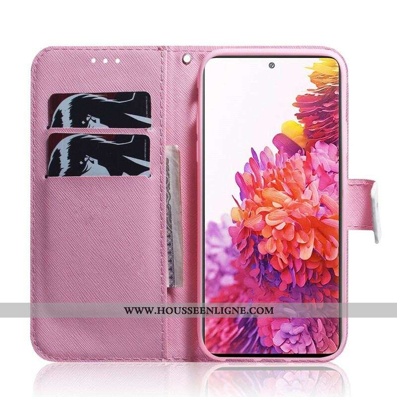 Housse Samsung Galaxy S20 FE Fleur Vieux Rose