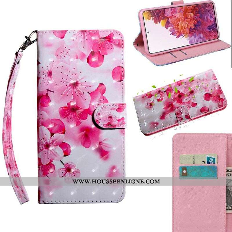 Housse Samsung Galaxy S20 FE Fleurs Roses