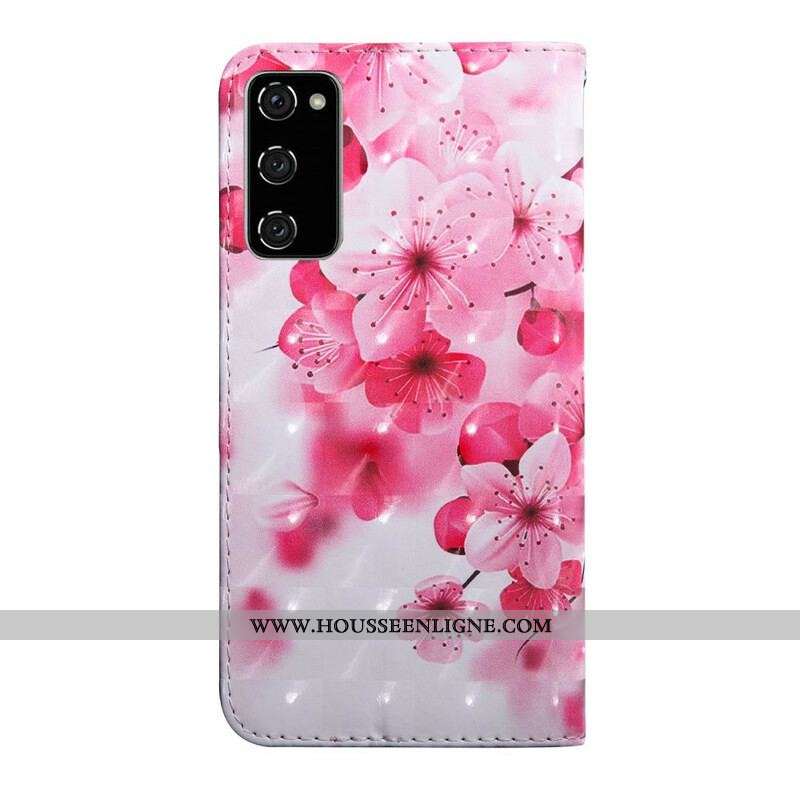 Housse Samsung Galaxy S20 FE Fleurs Roses