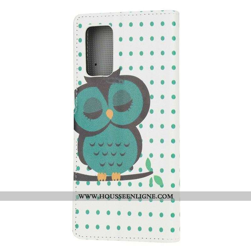 Housse Samsung Galaxy S20 FE Hibou Endormi