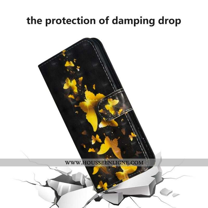 Housse Samsung Galaxy S20 FE Papillons Jaunes