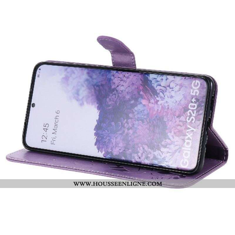 Housse Samsung Galaxy S20 Plus / S20 Plus 5G Chat et Abeille à Lanière