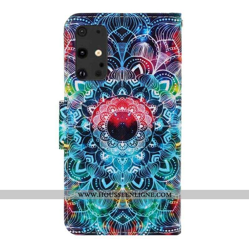 Housse Samsung Galaxy S20 Plus / S20 Plus 5G Flashy Mandala à Lanière