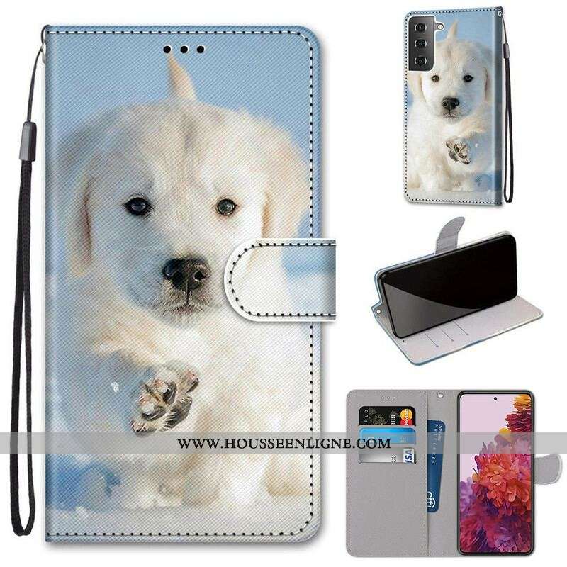 Housse Samsung Galaxy S21 5G Cute Dog