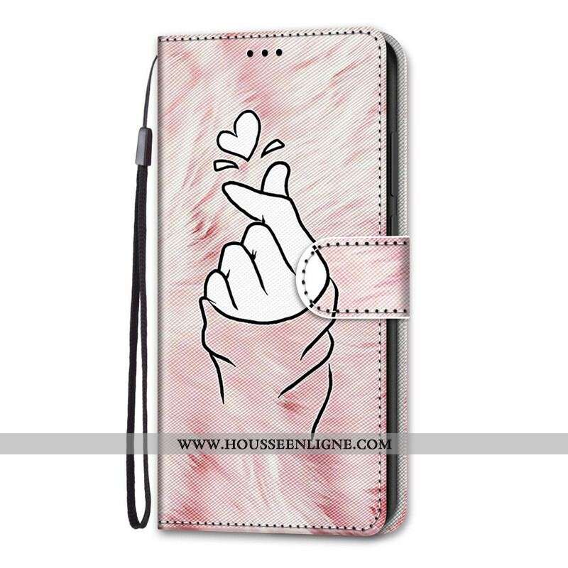 Housse Samsung Galaxy S21 5G Finger Heart