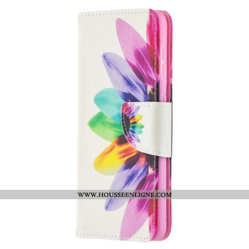 Housse Samsung Galaxy S21 5G Fleur Aquarelle