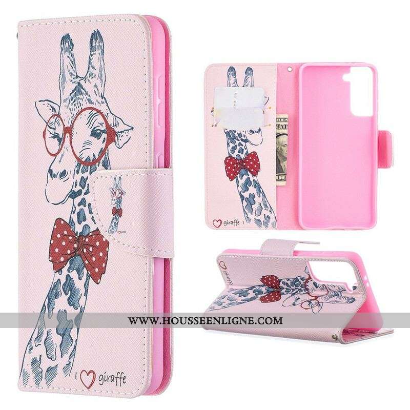 Housse Samsung Galaxy S21 5G Girafe Intello