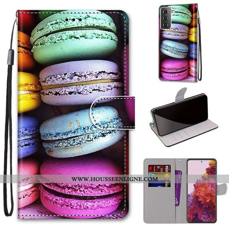 Housse Samsung Galaxy S21 5G Macarons