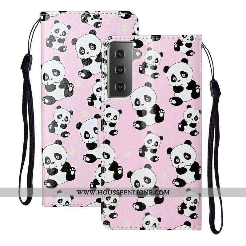 Housse Samsung Galaxy S21 5G Que des Pandas