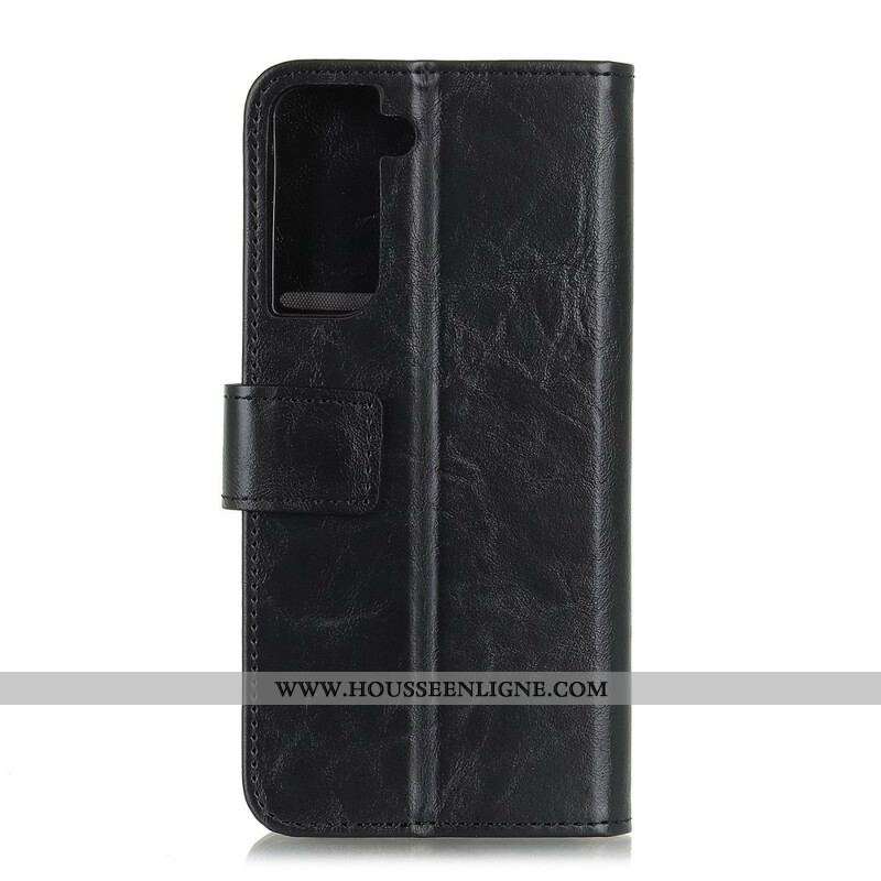 Housse Samsung Galaxy S21 5G Style Cuir Élégance KHAZNEH