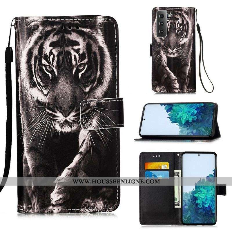 Housse Samsung Galaxy S21 5G Tigre de Nuit