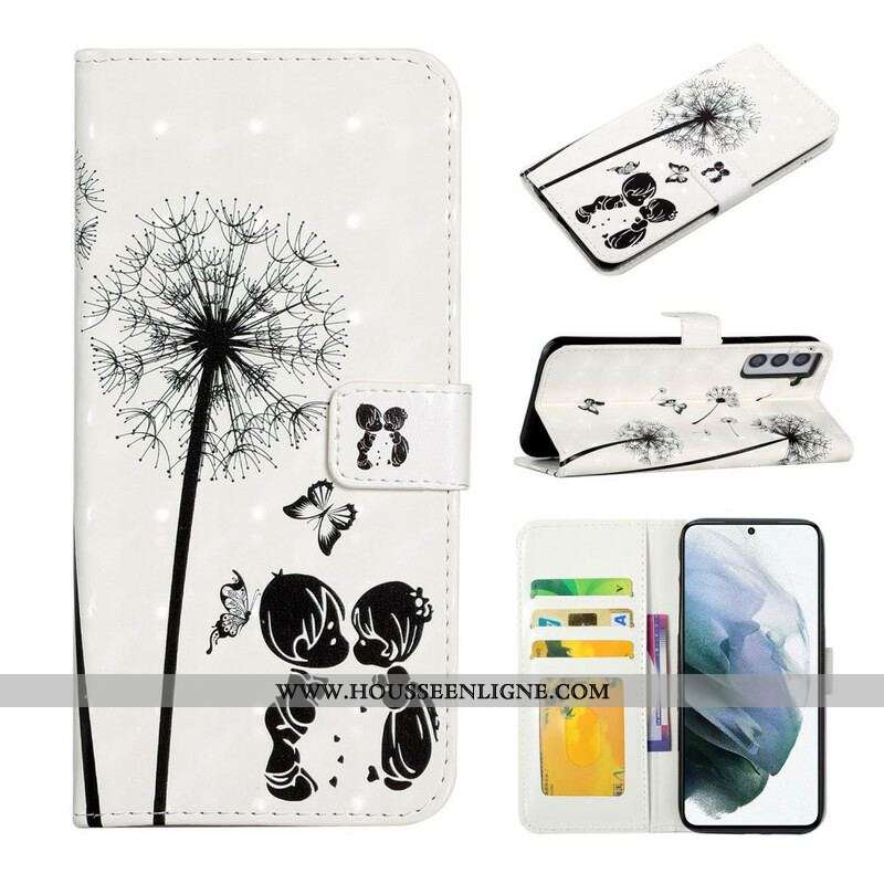 Housse Samsung Galaxy S21 FE Baby Love Pissenlit