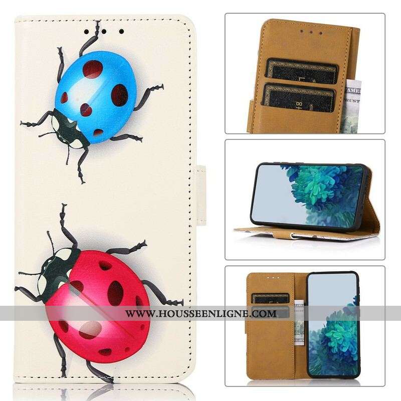 Housse Samsung Galaxy S21 FE Coccinelles