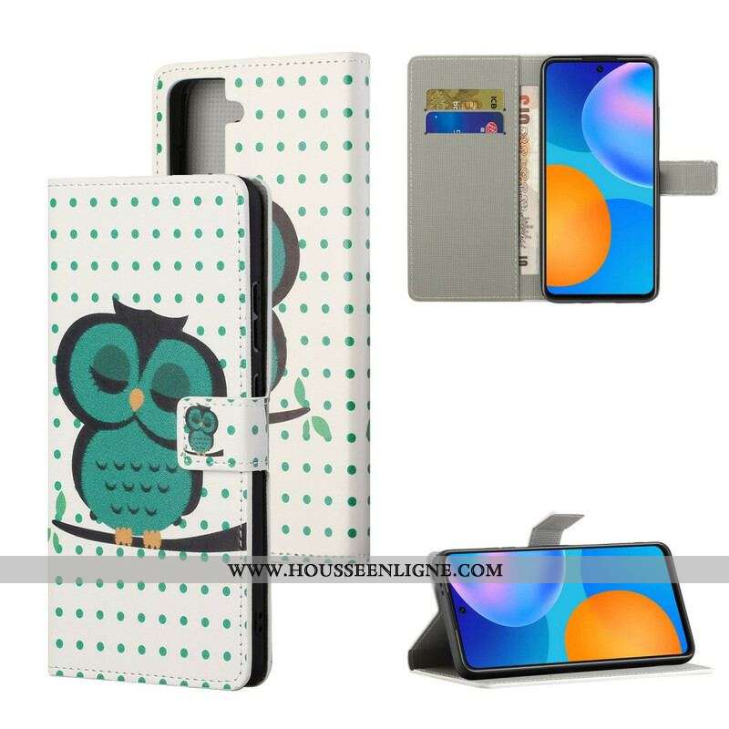 Housse Samsung Galaxy S21 FE Hibou Endormi