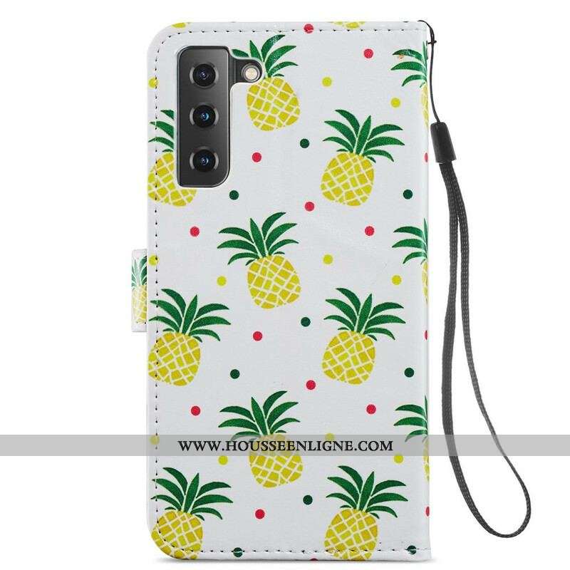 Housse Samsung Galaxy S21 FE Multiples Ananas