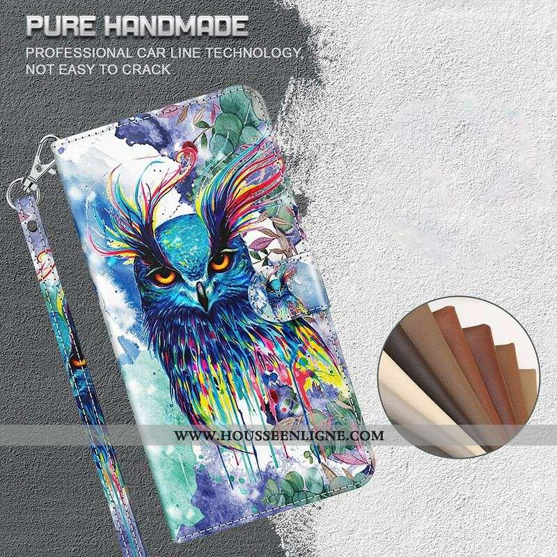 Housse Samsung Galaxy S21 FE Oiseau Aquarelle