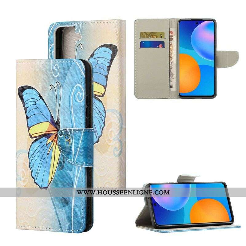 Housse Samsung Galaxy S21 FE  Papillons