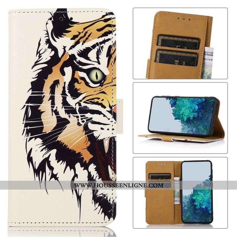 Housse Samsung Galaxy S21 FE Tigre Féroce