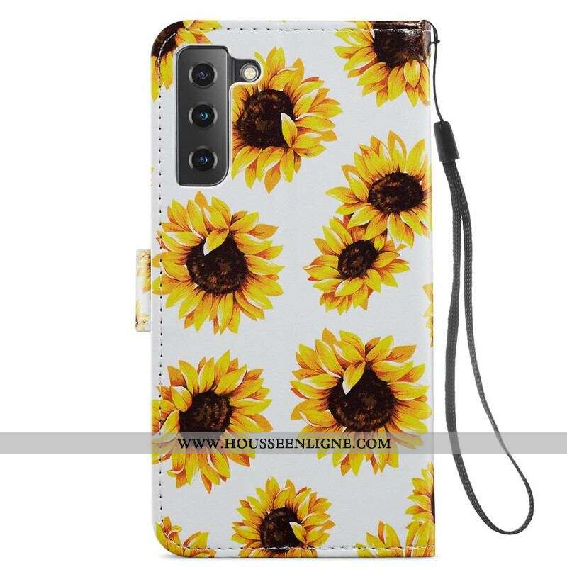 Housse Samsung Galaxy S21 FE Tournesols