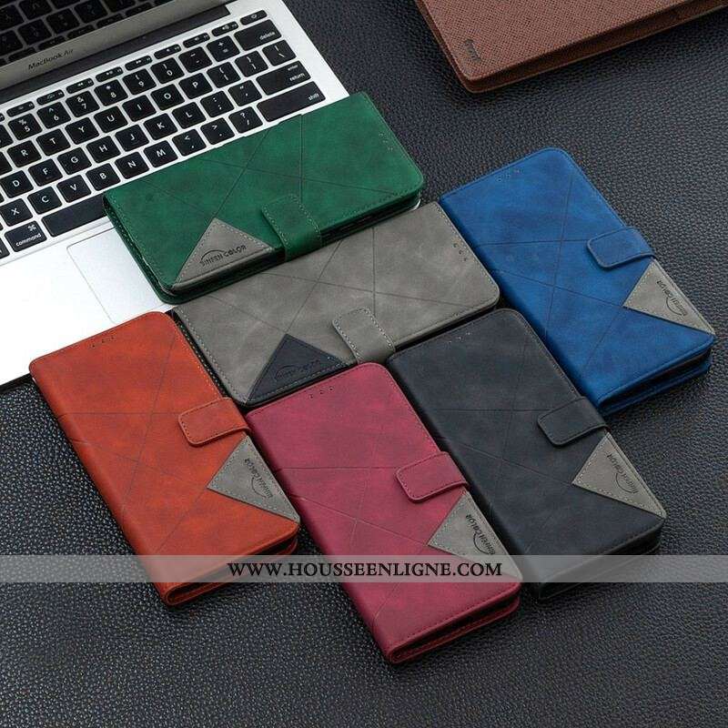 Housse Samsung Galaxy S21 FE Triangles Binfen Color