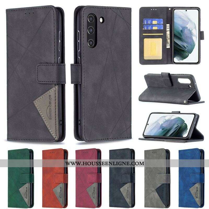 Housse Samsung Galaxy S21 FE Triangles Binfen Color