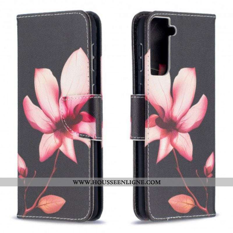 Housse Samsung Galaxy S21 Plus 5G Fleur Rose