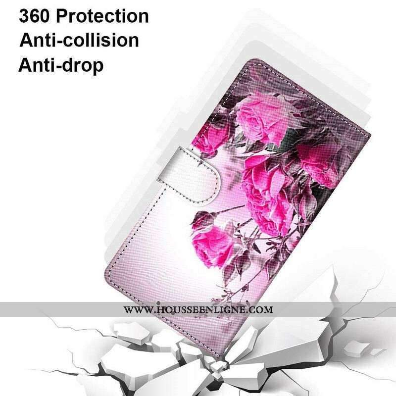 Housse Samsung Galaxy S21 Plus 5G Fleurs Magiques