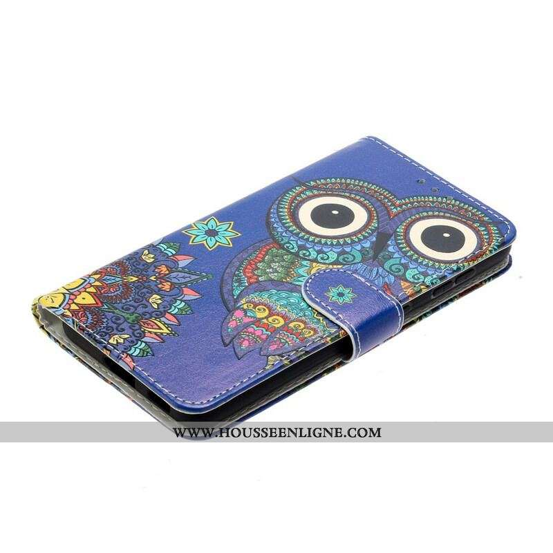 Housse Samsung Galaxy S21 Plus 5G Hibou en Mandala