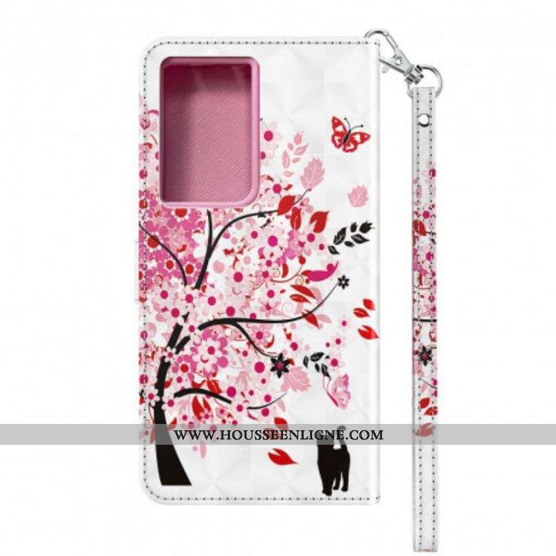 Housse Samsung Galaxy S21 Ultra 5G Arbre Rose