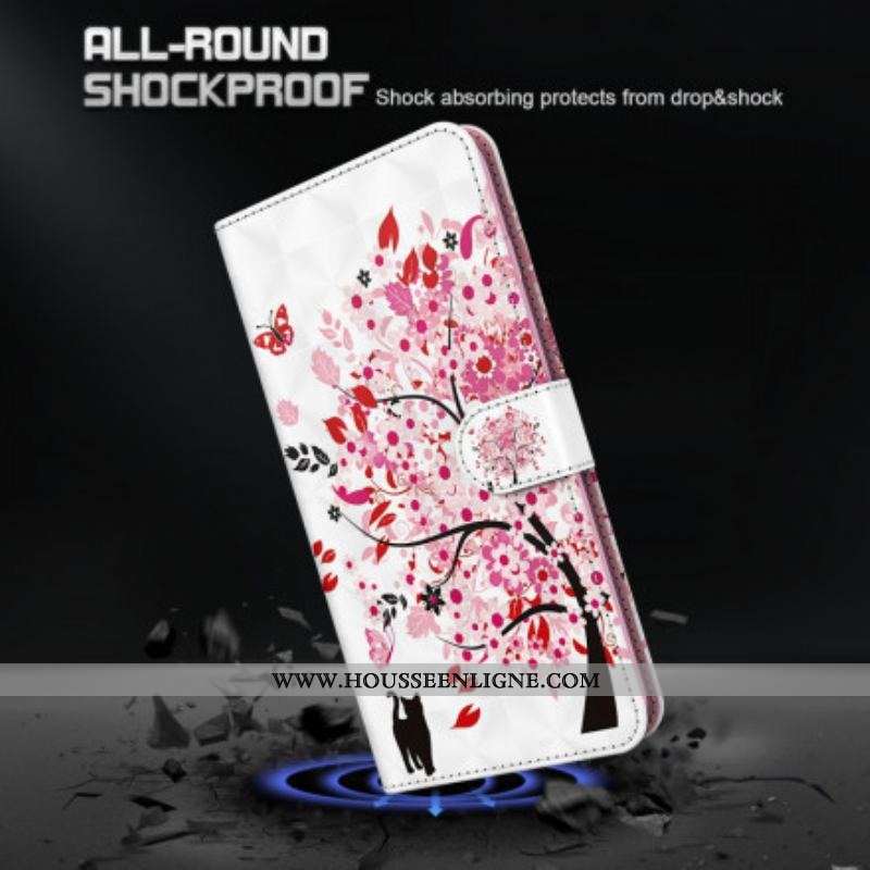 Housse Samsung Galaxy S21 Ultra 5G Arbre Rose