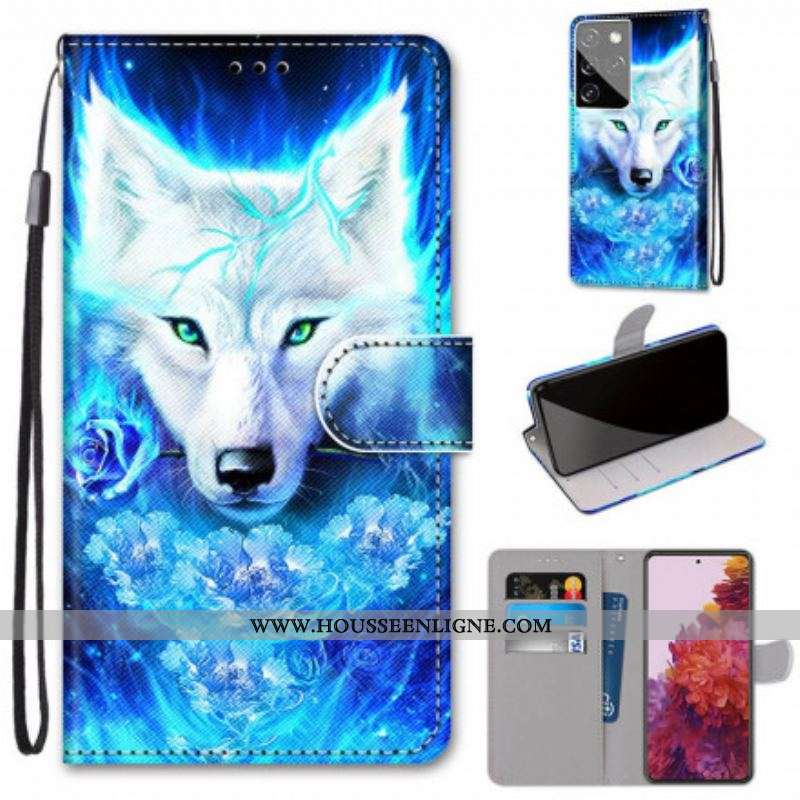 Housse Samsung Galaxy S21 Ultra 5G Loup Magique