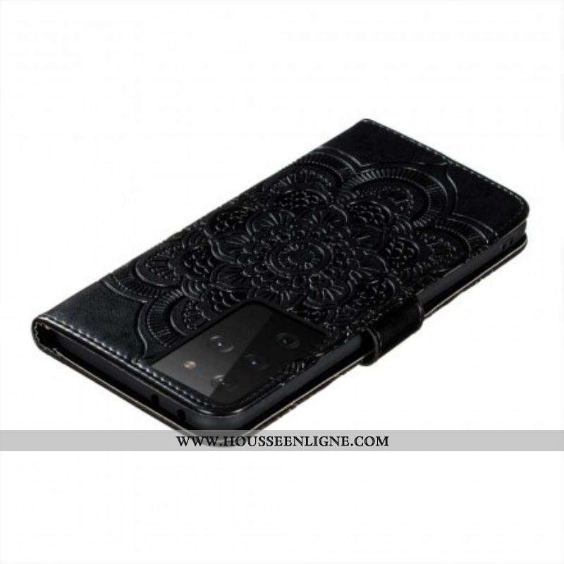 Housse Samsung Galaxy S21 Ultra 5G Mandala Entier