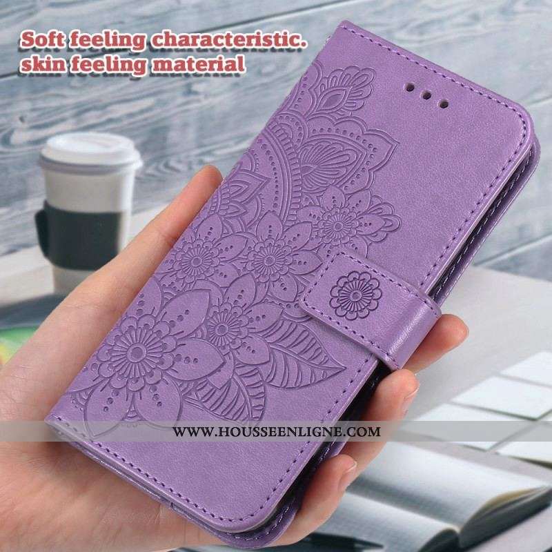 Housse Samsung Galaxy S21 Ultra 5G Mandala de Fleurs