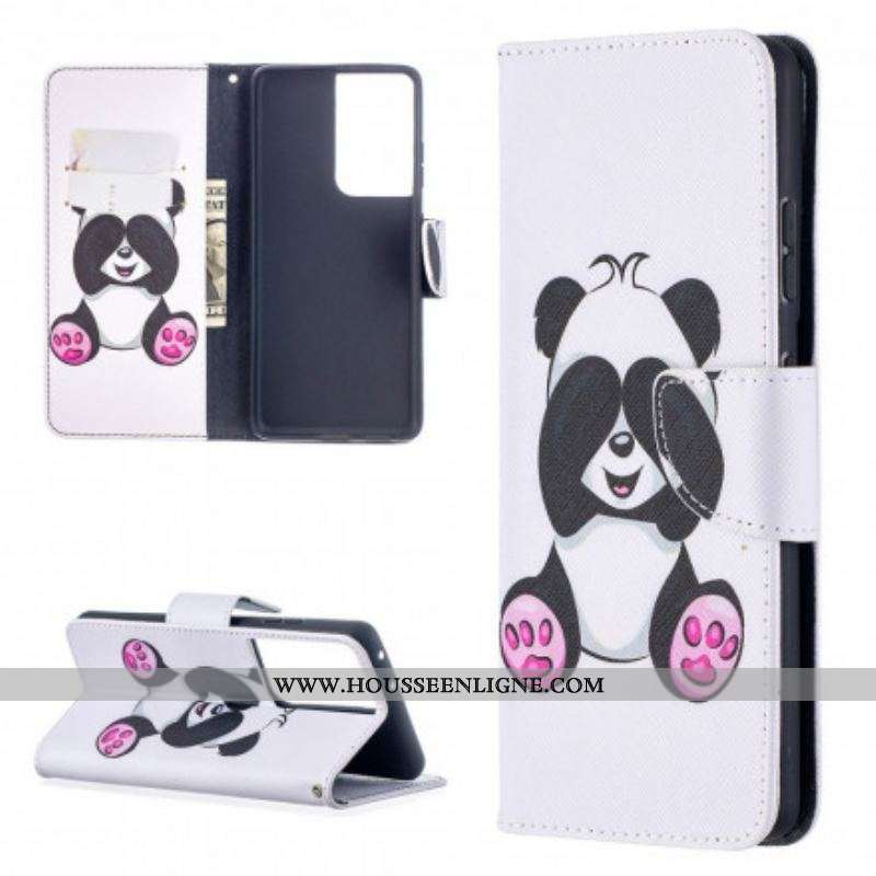 Housse Samsung Galaxy S21 Ultra 5G Panda Fun