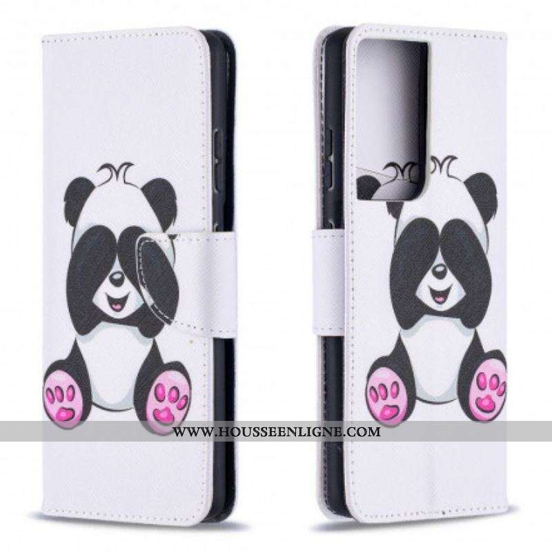 Housse Samsung Galaxy S21 Ultra 5G Panda Fun