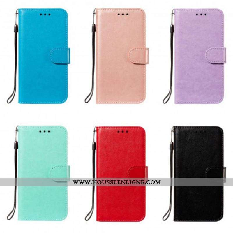 Housse Samsung Galaxy S21 Ultra 5G Style Cuir Fermoir Réversible