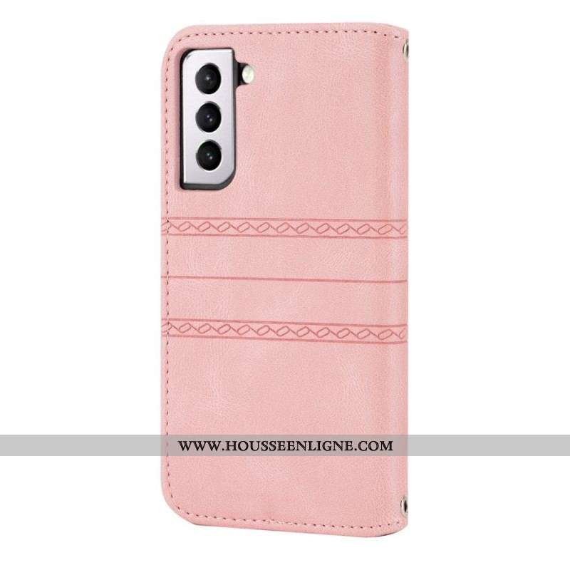 Housse Samsung Galaxy S22 5G Coutures dentelle