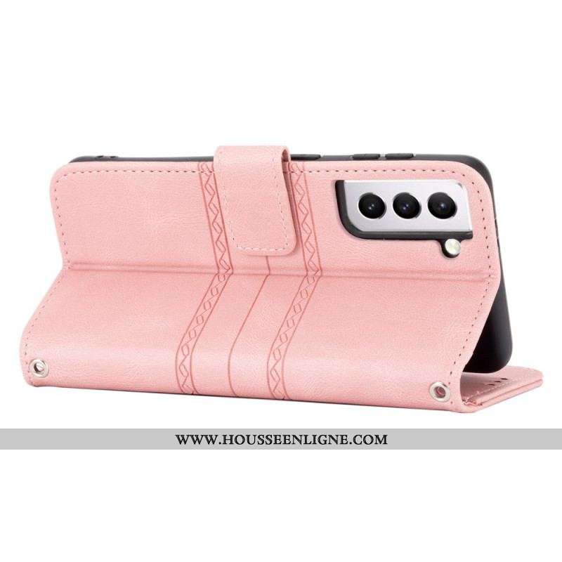 Housse Samsung Galaxy S22 5G Coutures dentelle