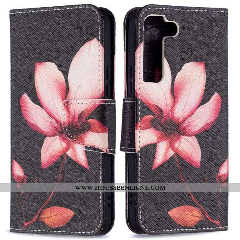 Housse Samsung Galaxy S22 5G Fleur Rose