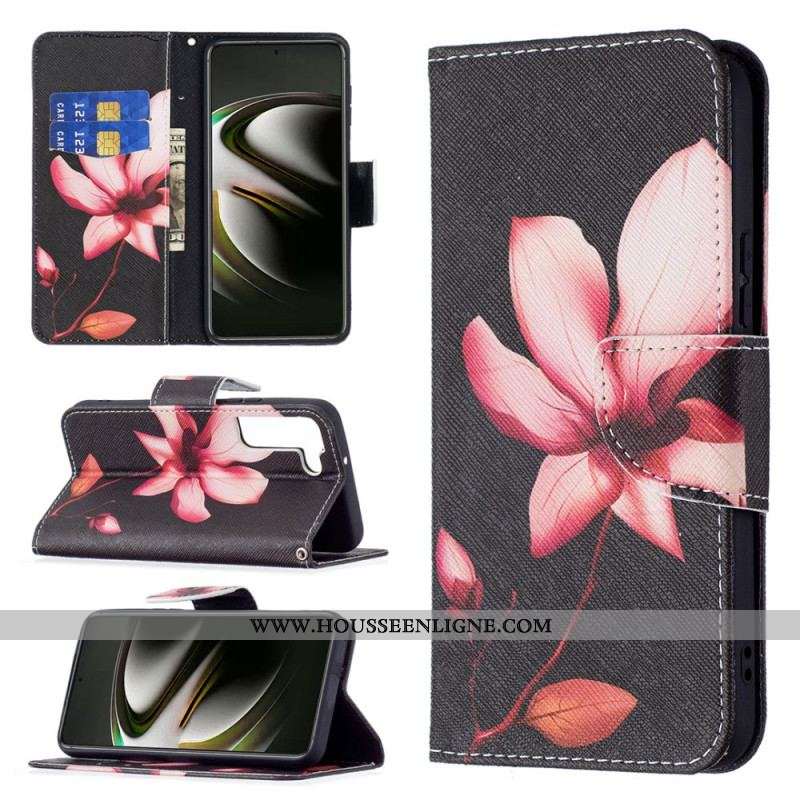 Housse Samsung Galaxy S22 5G Fleur Rose