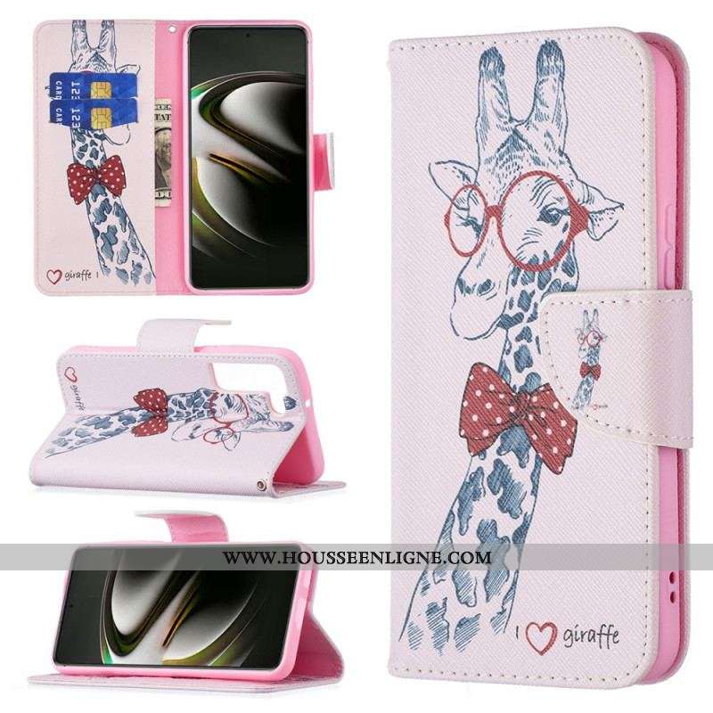 Housse Samsung Galaxy S22 5G Girafe Intello