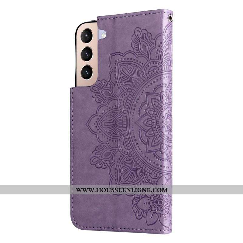 Housse Samsung Galaxy S22 5G Mandala de Fleurs